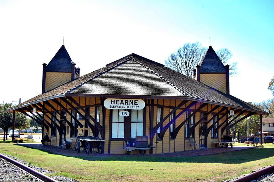 Historic Hearne railroad depot
